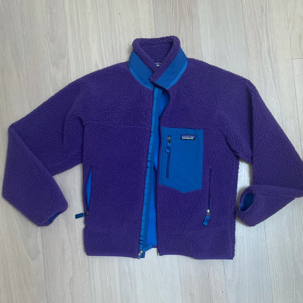 Men’s Patagonia Retro X Fleece Jacket Purple M
